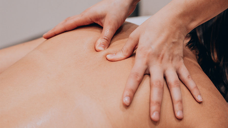 Massagens relaxante costas