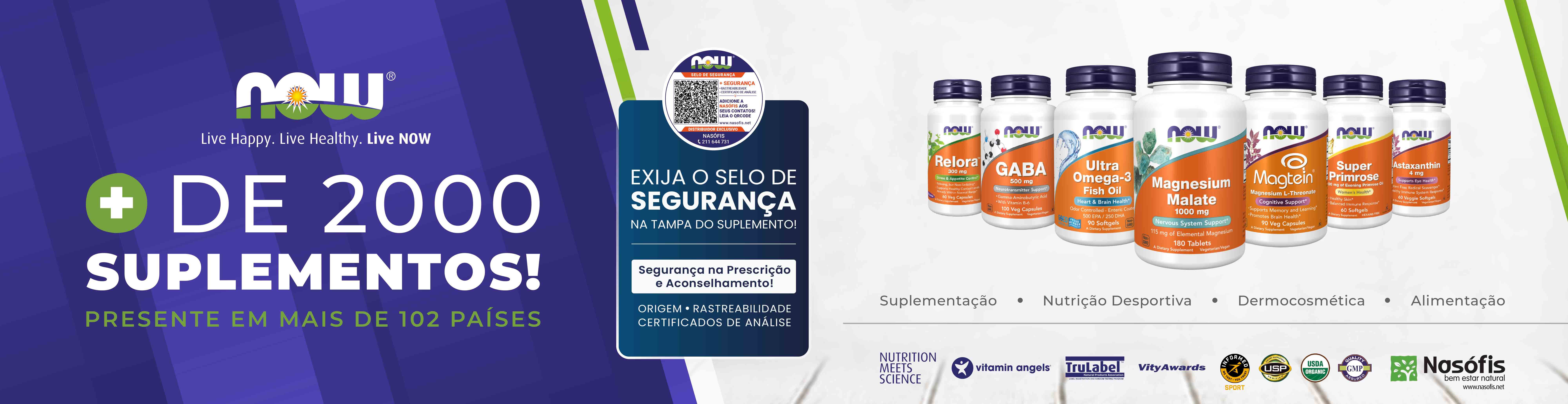 Now, mais que 2000 suplementos.