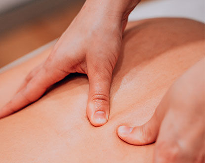 massagem relaxante costas